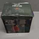 4 PCS 18" Velvet Christmas Inflatable Ball Ornament Large Xmas Inflatable PVC Balls Blow up Flocked Christmas Ornaments Holiday Yard Outdoor Decor for Christmas Tree Indoor Lawn Porch (red, green, white, gold)