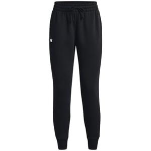 Under Armour Womens Rival Fleece Joggers, (001) Black / / White, X-Large