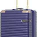 Joyway Carry on Luggage With Removable Spinner Wheels & Built-In TSA Lock, 18 Inch Carry on Suitcase Hard Shell for Lightweight Travel (Navy Blue)