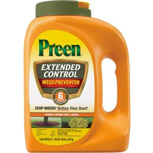 Preen Extended Control Weed Preventer - 4.93 lb. Bottle - Covers 805 sq. ft.