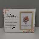 Sister Picture Frame Gift, Birthday Gifts from Sister or brother,Cute Photo Frame Presents for Sisters,Thanksgiving,Christmas, Birthday Gifts for Sisters and Friends