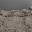 EHEYCIGA Foldable XXL Dog Bed for Large Sized Dog, 54"x38"x7.5" Faux Fur Fluffy Pet Couch Bed, Orthopedic Calming Memory Foam Big Pet Bed, Washable Pet Sofa Bed with Non-Slip Bottom, Faded Brown