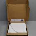 Forbena White Corner Floating Shelves for Wall Set of 4, Rounded Corner Shelves Wall Mounted for Kids Bedroom Books, Cute Wood Hanging Corner Shelf for Bathroom Decor, Living Room, Small Spaces (10" Depth)