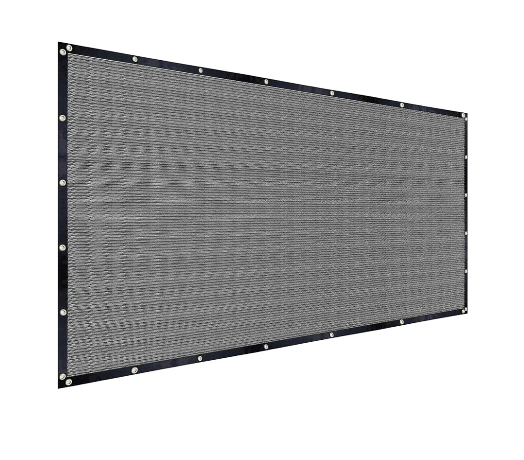 FAIR WIND Shade Cloth 90% Sun Shade Fabric Privacy Screen Shade Cover Patio Canopy with Grommets Shade Net for Garden Outdoor Pergola 15 x 12 FT - Grey