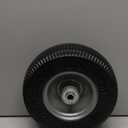 Marathon 00026 Flat Free 2.80/2.50-4 Tire and Wheel Assembly, 3 Centered Hub, 1/2 Ball Bearings, Replacement Tire for Casters, Utility Carts and Other Equipment, Easy Install Assembly