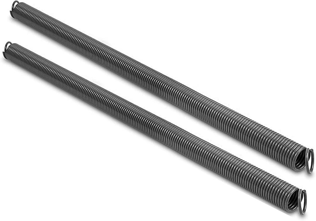 Pair of 120 lbs Heavy Duty Garage Door Extension Springs Stretch Spring,High Precision Electrophoresis Black Coated for Corrosion Resistance,MIN 18000 Cycles for 7ft Garage Door Springs Replacement