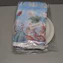 Hello Fall Decorations Tableware, 142 Pcs Blue Plaid Fall Pumpkin Decorations includes Pumpkin Plates and Napkins, Hello Fall Plates and Napkins for Harvest Blue Thanksgiving Decorations