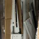 JUMMICO White Storage Cabinet with Doors and Drawers, Farmhouse Sideboard Buffet, Kitchen Pantry Hutch Cabinet, Coffee Bar for Living Room, Dining Room