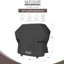 ULTCOVER Waterproof Grill Cover 64 inch, Heavy Duty BBQ Cover for 4-6 Burners Outdoor Gas Barbecue Grill, Black