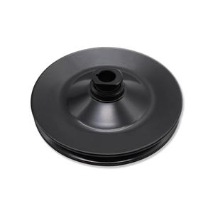 GM Saginaw Power Steering Pump Pulley Keyway Single Groove for Chevy Oldsmobile Pontiac Cadillac 350 454 Black