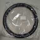 Black Car Steering Wheel Cover Compatible with Honda, Nappa Premium Leather Carbon Fiber Texture Automotive Steering Wheel Cover Fits Honda Accord, Civic, CRV, Fit, Odyssey, Pilot (Standard (For 14.5-15 Inch Steering Wheel))