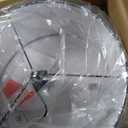 VONLUCE Semi Flush Mount Ceiling Light 18", 3-Light Drum Light Fixture