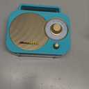 Studebaker SB2000TG Turquoise/Gold Retro Classic Portable AM/FM Radio with Aux Input Limited Edition