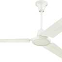 Westinghouse 7840900 Industrial 56-Inch Three-Blade Ceiling Fan with J-Hook Installation System, White, Wall Control