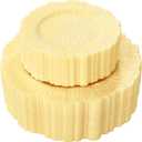SUT 60PCS Light Yellow Plastic Plates, Disposable Plates, Include 10 inch Yellow Dinner Plates And 7 inch Dessert plates, plates Disposable Heavy Duty for Party/Picnic