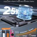 Magnetic for iPhone 17 Pro Max Case,[Anti-Slip][Compatible with MagSafe][Military Grade Drop Protection] Shockproof Protective Translucent Matte Phone Case for iPhone 17 Pro Max Case,Clear
