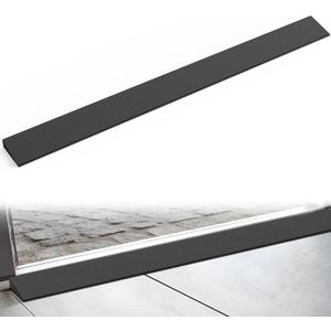 Nilight 1" Rise Threshold Ramp for Doorways, 39.4" Wide Low Profile Cuttable Rubber Wheelchair Access Door Ramp for Doorway, Curb, Home Steps, Bathroom