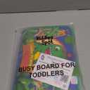 Toddler Busy Board, Sensory Busy Book, Montessori Toy, Educational Activities for Learning Fine Motor Skills, Travel Kids Activity for Car Airplane, Toddler Gifts, Blue Dinosaur