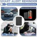 0.8 inch!Hidden Mini GPS Tracker for Vehicles Portable Real Time Magnetic Tracking Device Car Full Global Coverage Location Kids Dogs Trucks Person No Subscription Required Monthly Fee (Ultra mini)