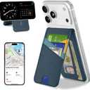 TopMade for MagSafe Wallet Stand, Works with Apple Find My, Magnetic Wallet for iPhone 17/16/15/14/13/12 Series, for iPhone Wallet with Finder Tracker, 6 Card Holder, RFID Blocking, Dark Blue