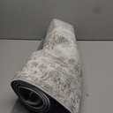 2x6 Runner Rug Beige Washable Hallway Kitchen Bedroom Vintage Distressed Bathroom Non Slip Medallion Floral Carpet Indoor Retro Throw Floor Mat for Office Dining Laundry Living Room