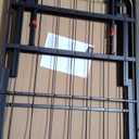 Amazon Basics Foldable Metal Platform Bed Frame with Storage, Sturdy Steel, No Box Spring Needed, 18 Inches High, Tool-Free Easy Assembly, Noise-Free, Queen Size, Black