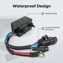 586767 0586767 Tilt Trim Relay for Johnson Evinrude Outboard 40HP-300HP (2004+), Compatible with E-TEC/E40D/E50D/E60D/E75D/E90D/E90W, Waterproof 12V Power Trim Motor Relay Kit