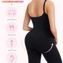 Eleady Womens Shapewear Bodysuit Full Body Shaper Seamless Butt Lifter Thigh Slimmer Sculpting Jumpsuit Compression Waist Trainer - Black, XXX-Large/ XXXX-Large