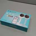 NETVUE Peekababy Baby Camera with Wireless Audio, Adjustable Crib Mount Monitor, Works via 2.4GHz Wi-Fi for Wide Coverage & Stable Connection, Smart App, Two-Way Talk, No Screen (White)