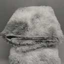 Merelax 4'x6' Fluffy Soft Rugs for Bedroom Livingroom, Tie-Dyed White Grey Shaggy Area Rug, Abstract Bedside Rug Fuzzy Plush Carpet Comfy Nursery Rug for Kids Bedroom Dorm Indoor Home Decor Aesthetic