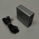 USB C Charger Block, 200W 8-Port Gan Fast Charging Station Hub Power Strip, PD PPS 65W 30W, Multiport Laptop Adapter for MacBook Pro/Air iPad iPhone Dell Surface Galaxy, 6ft Flat Plug Extension Cord