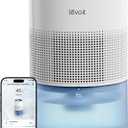 Levoit Evaporative Humidifiers for Bedroom, 19dB, Superior Studio Smart | 4.5L, Large Room Up to 600ft, No White Dust for Baby, Long-Lasting Reusable Filter, Auto Mode, Self-Clean & Dishwasher Safe