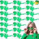 JOYIN 18 Pairs St. Patricks Day Shamrock Sunglasses, Shamrock Glasses Clover Eyewear, St Patrick Accessory Party Favor Supply