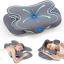 JINXIA Cervical Neck Pillow, Ergonomic Memory Foam Pillows for Neck Pain Relief with Breathable Pillowcase, Adjustable Contour Neck Support Pillow for Side Back Stomach Sleepers, Odorless