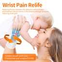 Generic 1Pcs Ultra-Thin Elastic Wrist Brace Wrist Wraps, Compression Wrist Straps Wrist Support for Carpal Tunnel Arthritis Tendonitis Sprains Wrist Pain, Soft Wristband Fits Both Hands (Beige)