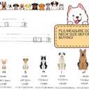 DOGWONG Easter Dog Collar-Cute Blue Easter Bunny Dog Collar, Easter Egg &Rabbit Pet Collars Puppy Collar Gifts with Quick Release Buckle for Girl&Boy Dogs,L