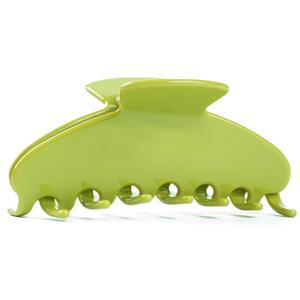 MAORULU Cute Claw Clip for Women  4'' Large Acetate Hair Clips for Thick Thin Curly Long Hair, Durable Hair Clamps Non-slip Y2K Jaw Clip, Strong Hold, Stylish French Design (Avocado)