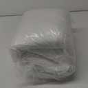 MIULEE 26x26 Euro Pillow Inserts,Set of 2 Down Feather Throw Pillows for Couch Sofa Bed, Decorative Fluffy Throw Pillow Inserts Cotton Fabric,White