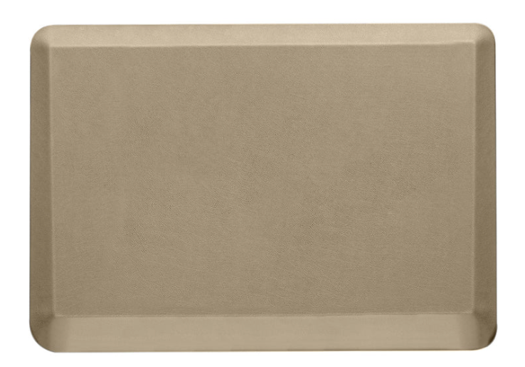 GORILLA GRIP Soft Anti Fatigue Mat for Kitchen Floor,48 x 20 Stain and Scratch Resistant, Waterproof Ergonomic Standing Office Desk Mat, Supportive Foam Rug  Beige