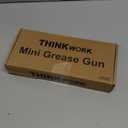 THINKWORK Mini Grease Gun Kit for 3 Oz Tubes, 3000 PSI Pistol Grip Lube Grease Guns Tool with 0.53" Coupler and Needle Nozzles - for Minor Maintenance Tasks, Automotive, Agricultural