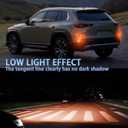 Full LED Rear Bumper Reflectors Fog Brake Tail Light Lamps Compatible with Mazda CX50 CX-50 2023 2024 Turn Signal Feature Accessories