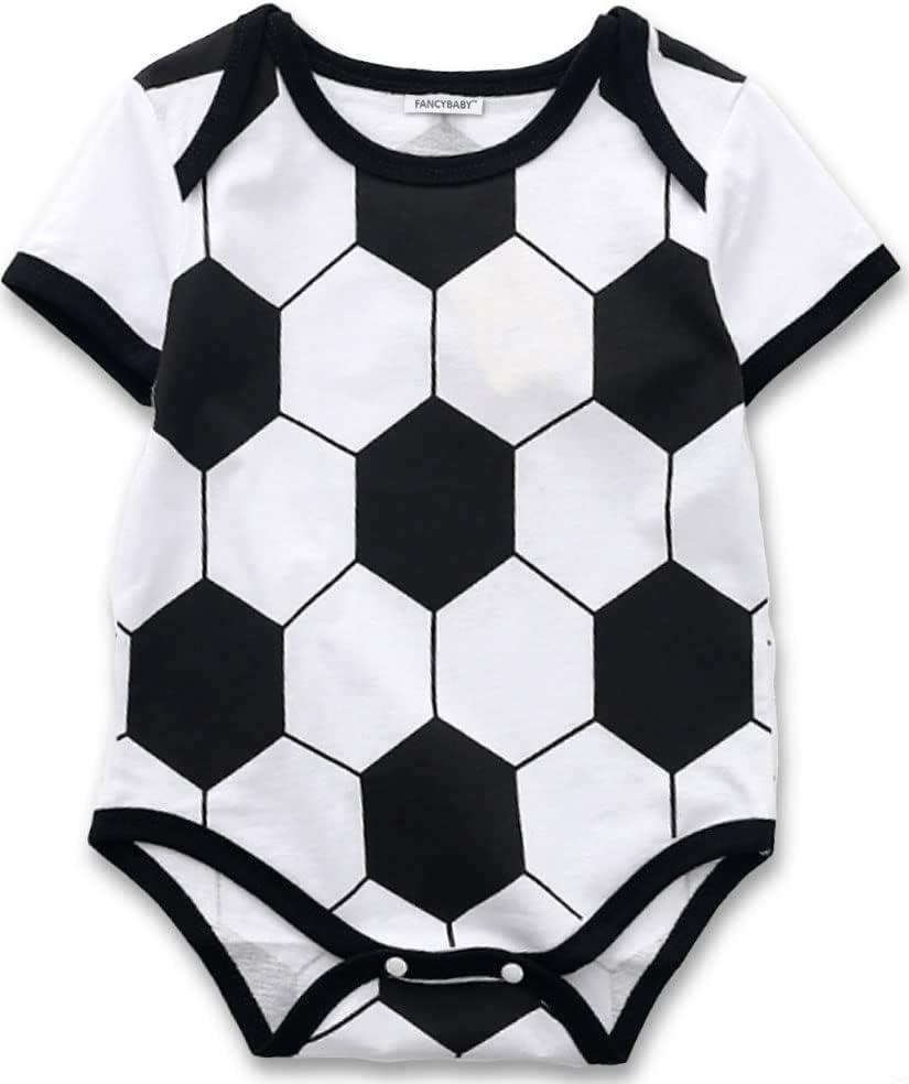 FANCYBABY Baby Toddler Referee Baseball Romper Shirt Outfit 95