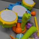 Toddler Drum Set for Toddlers 1-3, Baby Drum Set with Microphone & Lights, Kids Musical Instrument Toy for 1 2 3 Year Old Boys Girls, Birthday Gift, Toddler Music Toy