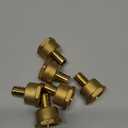 PEX Fitting, 1/2" Female NPT to 1/2" PEX Adapter for Plumbing Repairs or Remolding, Sturdy and Durable Brass Crimp Fitting (6 Pack)