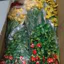 Yastouay Artificial Flowers for Outdoors, 22 Bundles UV Resistant Artificial Outdoor Flowers, Realistic Fake Outdoor Flowers Plant Faux Flowers for Outdoor Planters Front Porch Patio Window Box