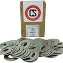 Stainless 7/16-14 Flat Washer, 304 Stainless Steel, 50 Pieces (7/16-14 Flat Washer)