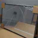 Delma Bathroom Vanity Mirror, Black Framed Bathroom Mirror for Over Sink, High-Definition Bathroom Mirror, Versatile Bathroom Vanity Mirror, Hangs Horizontally or Vertically(30x20, Black)