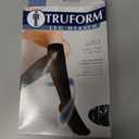 Truform Sheer Compression Stockings, 15-20 mmHg, Women's Knee High Length, 20 Denier, Navy, Large