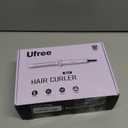 Birthday Gifts for Women, Ufree 5 in 1 Curling Iron with Interchangeable Ceramic Barrels (0.35"-1.25"), Curling Wand Set with Flat Iron Hair Straightener, Instant Heat Up, Dual Voltage Hair Curler (Purple)