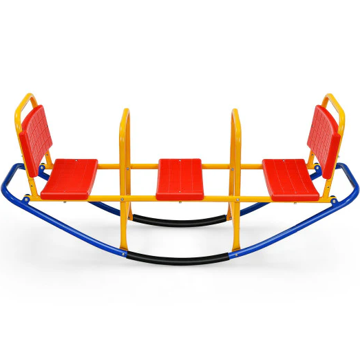 Outdoor Kids Seesaw Swivel Teeter for 3 to 8 Years Old-Red,
TS10005RE